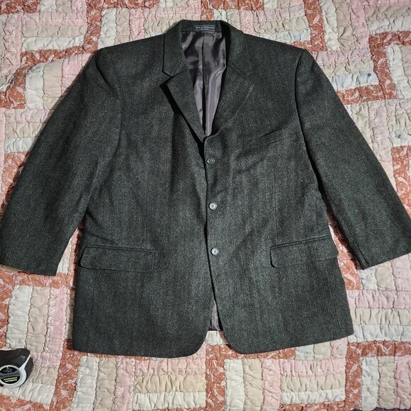 Bert Pulitzer Sport Coat-Men's Larger Size- 100% Lambswool - Picture 1 of 14